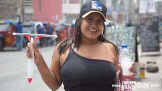 18 year old Venezuelan girl surprised by a lustful stranger