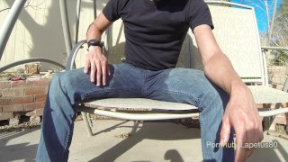 Lazy afternoon of jeans wetting